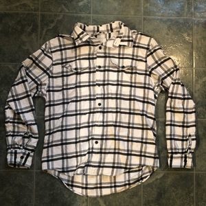 American Eagle supersoft white flannel